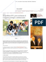 Respaldan Al TC - Pero Reclaman Al Congreso Proteger a Adolescentes _ LaRepublica