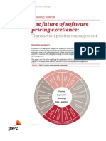 PWC The Future of Software Pricing Excellence Transaction Pricing Management