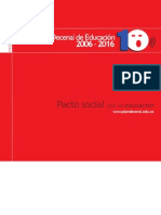 Cartilla Plan Nacional Decenal de Educacion 2006 - 2016