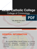 Criminology Orientation