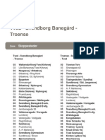 Tved - Svendborg Banegård - Troense: Stoppesteder