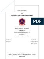 Ratio Analysis Report on Zoloto Industries