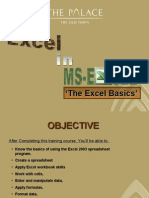 Excel in MS Excel - Basics