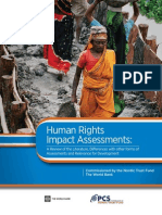 Human Rights Impact Assessments - For World Bank - 2012