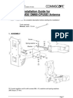 Installation Guide For Cmax-Dm30/ Dm60-Cpusei Antenna: 1. Assembly