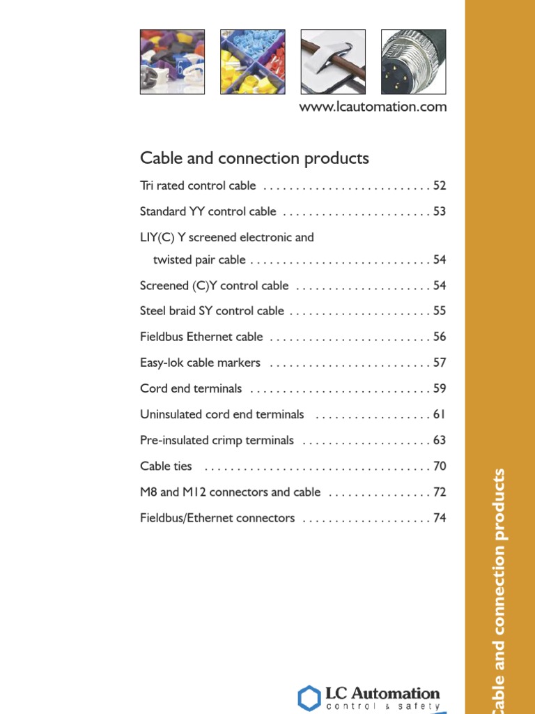 Cable Products and Pricing Guide | PDF | Cable | Electrical Connector