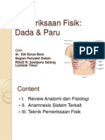 Pemeriksaan Fisik - Thorax