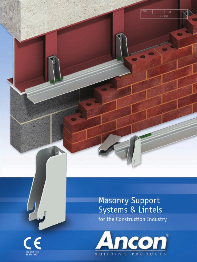 2013 Mason Ancon MDC Brackets Structural Steel Masonry