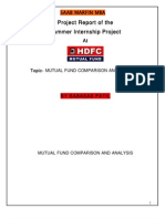 Hdfc Finance Project Report