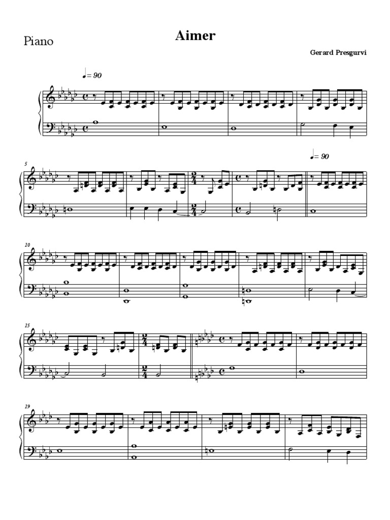 Partition Je Vais T Aimer Pdf Guitare