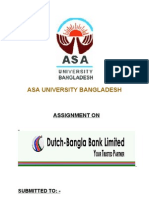 ASA UNIVERSITY REPORT ON CUSTOMER RETENTION IN BANKS