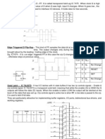 Octal Latch - IC 74LS373 - It Has 8 D Latches With Tri State Buffers - It Has Two I/p Controle Signals