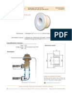 Adaptador PVC Icos M16x25