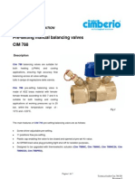 Pre-Setting Manual Balancing Valves CIM 788: Technical Information