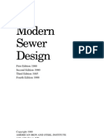 Modern Sewer Design 4th Ed 1999