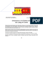 Dimensions in Art Press Release