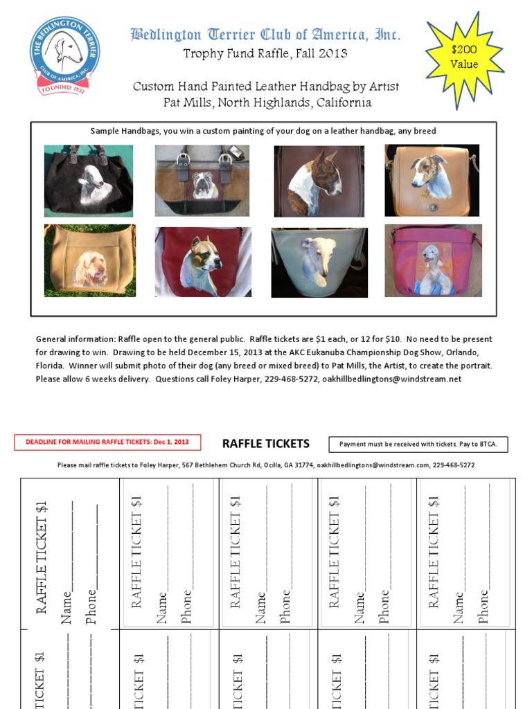 Purse Raffle | PDF | Home & Garden