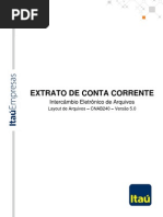 Layout Conciliacao Bancaria Itau
