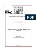 A Inconstitucionalidade Da Proibição Das Drogas