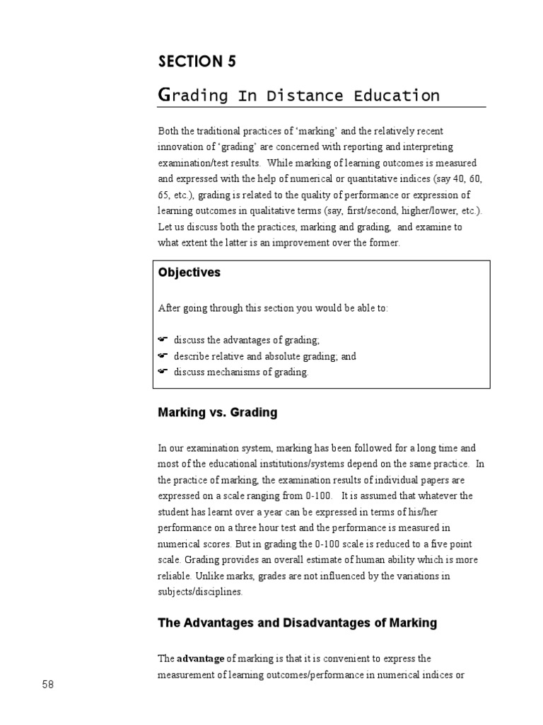 Understanding IGNOU Grading System | PDF | Grading (Education) | Test ...