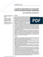 Uso de Sondas Para Alimentacion en Demencia Avanzada Revision Sistematica