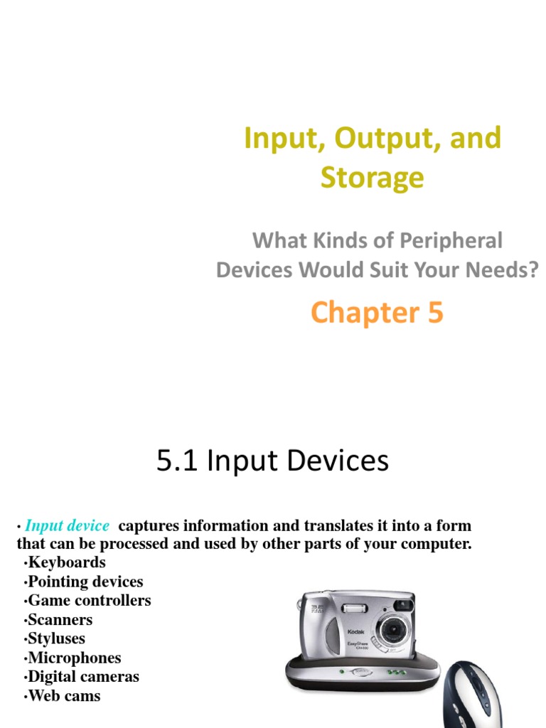 Input, Output, And Storage Disk Storage Floppy Disk