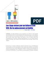 Los Gays Vistos Por Un Hétero