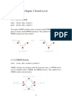 MOS Switch and CMOS Logic Gate Design in Verilog