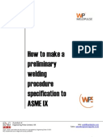 How to Write a Preliminary Welding Procedure Specification (pWPS)