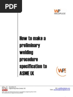 How to Write a Preliminary Welding Procedure Specification (pWPS)