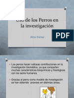 Uso de Los Perros en La Investigación