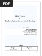 Download Hrm project on employee satisfaction by Deepti Joshi SN15977534 doc pdf