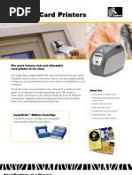 Zebra p100i Color Card Printer