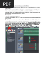 Download Tutorial paso a paso de cmo hacer tu propio audio subliminal by ReneCarrillo SN159789123 doc pdf