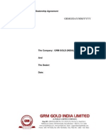 GRM Gold Dealership Agreement