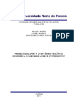 Projeto - Políticas Públicas de Saúde - Atendimento A Agressores de Mulheres