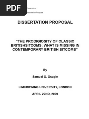 Dissertation Proposal