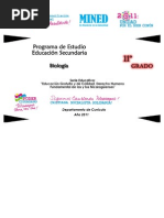 Programa Biología (11º Grado) Última Versión 300610