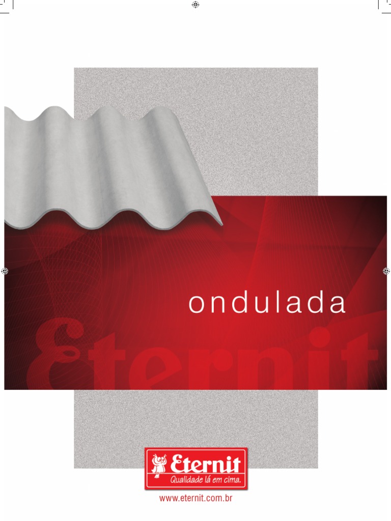Catalogo Eternit Ondulada 6 e 8mm | Telha | Parafuso