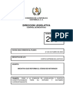 Ley de Anteproyecto Notarial