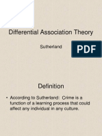 Differential Association Theory