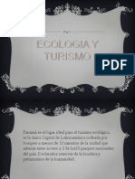 Ecologia y Turismo 11 Introduccion