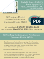 St Petersburg Dentist Answers PerioSciences Questions (Dentist 33710)