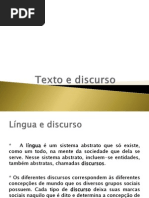 Texto e Discurso