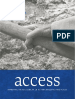 Access: Improving Accessibility To Historic Buildings and Places