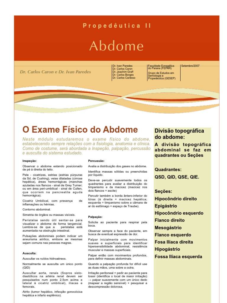 Sinais Blumberg Murphy | Download grátis PDF | Próstata | Rim