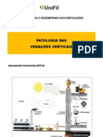 PATOLOGIA DAS VEDAÇÕES VERTICAIS - PARTE 1