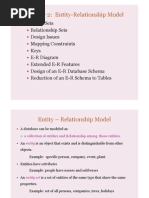 Chapter 2: Entity-Relationship Model