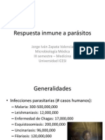 Respuesta inmune a parásitos 2013
