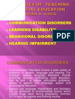 Communication Disorders Learning Disability Behavioral Disorder Hearing Impairment